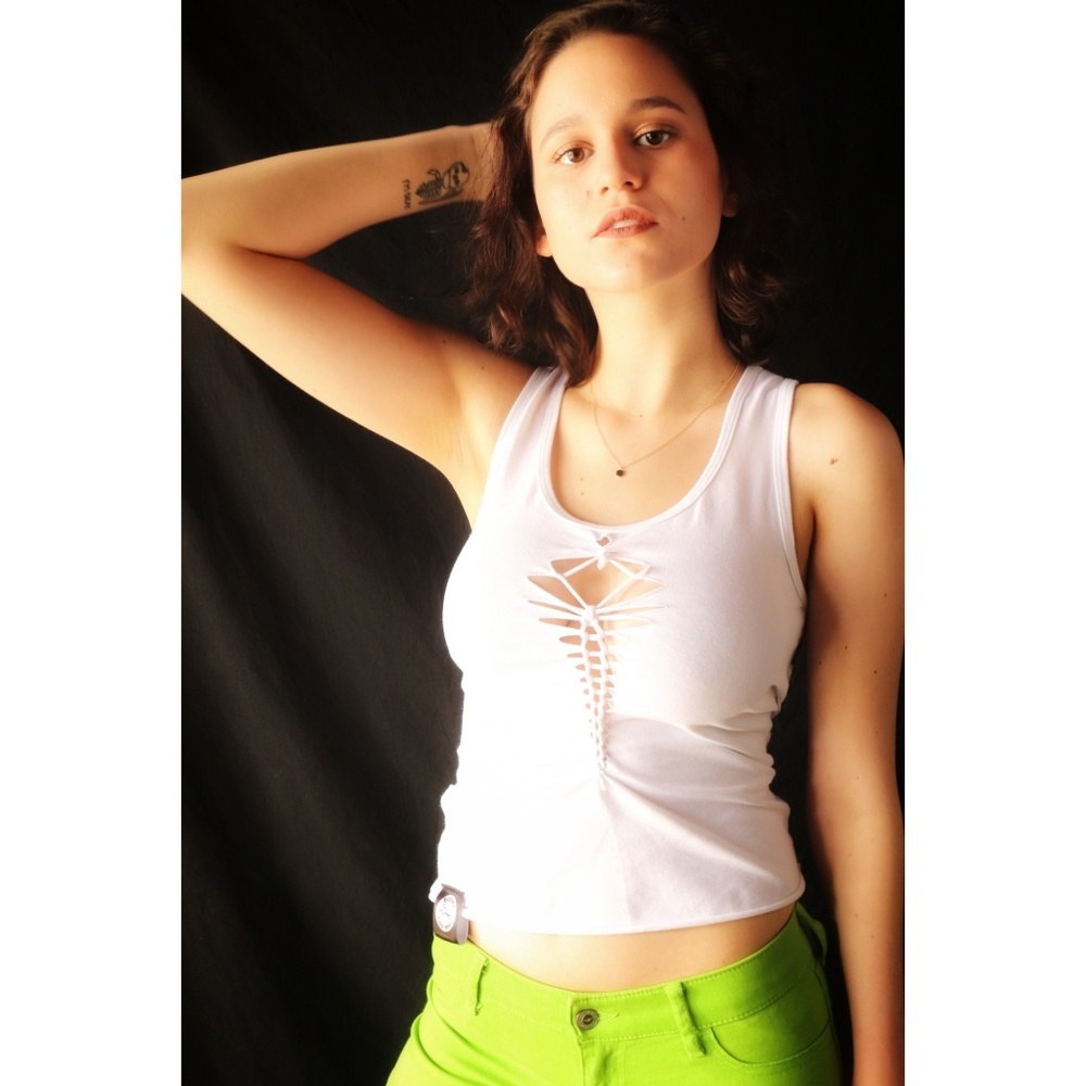 Solar Flare Cut Tank Top